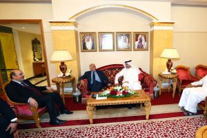 رئيس المؤسسة العامة ورئيس اتحاد القدم في مقدمة مستقبلي رئيس المجلس الأعلى للشباب والرياضة الفلسطيني