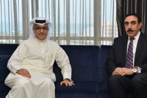 سلمان بن إبراهيم يبحث آفاق تعزيز التعاون الشبابي والرياضي مع العراق