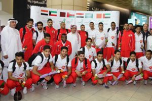 المنتخب البحريني يبدأ تدريباته استعداداً لمواجهة اليمن في خليجي 22