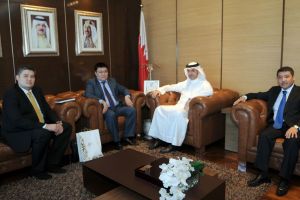 الجودر يبحث مع مسئول كازاخستاني العلاقات الشبابية والرياضية