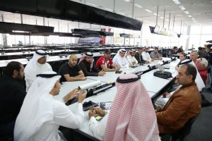 المنظمون لبطولة الترايثلون والقناة الرياضية يعقدون اجتماعاً لتأمين متطلبات نجاح البطولة