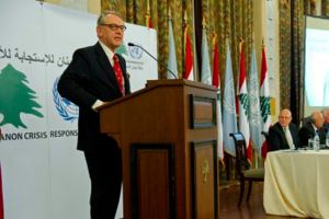 يان إلياسون يلتقى الكاردينال اللبناني بشارة بطرس الراعي في بكركي