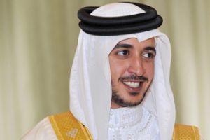 خالد بن حمد يصل دبي لحضور الحفل الختامي لجائزة محمد بن راشد للإبداع الرياضي