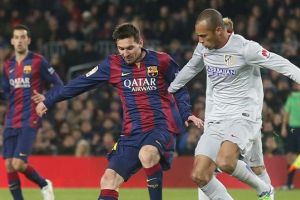 ميسي ينقذ برشلونة من أتلتيكو في كأس إسبانيا