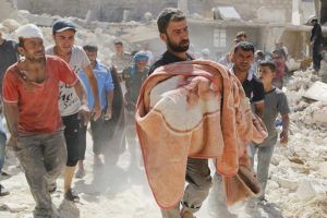 'رايتس ووتش': موجة جديدة من الهجمات بالبراميل المتفجرة في سورية