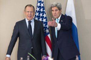 بدء محادثات صعبة بين لافروف وكيري في جنيف حول الازمة الاوكرانية