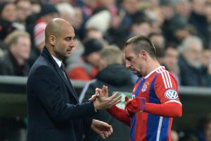 جوارديولا يطالب ريبيري بالسيطرة على أعصابه