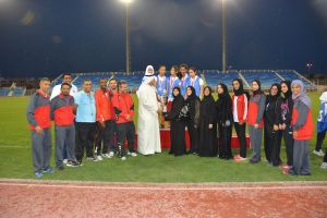 ابتدائية عراد بطلة منافسات ألعاب القوى للبنات