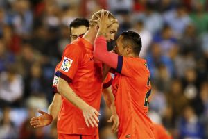 رأس ماتيو تنقذ برشلونة من كمين فيجو وتقوده للثأر وتعزيز صدارته للدوري الأسباني