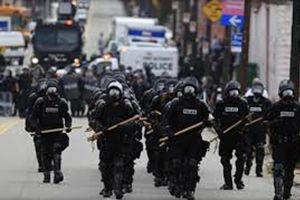 الحرس الوطني الامريكي ينتشر في مدينة بالتيمور الأمريكية للسيطرة على أعمال الشغب