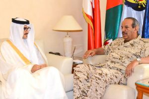 القائد العام يستقبل نجل ولي العهد الشيخ عيسى بن سلمان