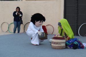 شاهد الصور ...العمل الفني 'بخنق ودحروج' الذي قدمه 'بيت الطفل الثقافي' بقلعة عراد