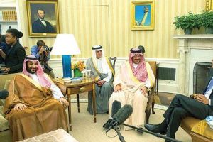 ولي العهد السعودي عشية «كامب ديفيد»: مع واشنطن سنتخطى المصاعب