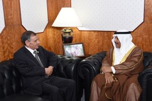 الصالح يستقبل السفير الجزائري بمناسبة تعيينه ويشيد بالعلاقات بين البلدين