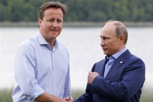 كاميرون وبوتين يبحثان أزمتي أوكرانيا وسورية