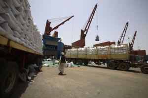 وصول نحو 50 الف طن من المساعدات الغذائية الاميركية إلى السودان