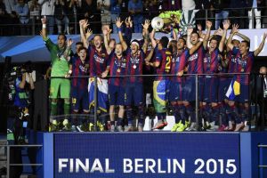 شاهد الصور... برشلونة يتخطى يوفنتوس في نهائي مثير ويتوج بطلا لأوروبا للمرة الخامسة