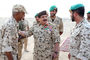 عاهل البلاد يتابع تمرين تعبوي أجراه الحرس الملكي 