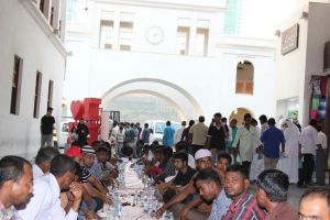 باب البحرين يستضيف أطول سفرة إفطار صائم في رمضان	