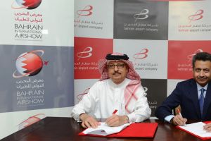 شركة مطار البحرين الراعي الفضي لمعرض البحرين الدولي للطيران 2016