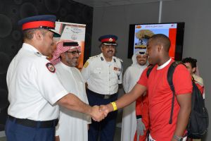 رئيس الأمن العام يتفقد اتحاد السيارات للاطلاع على فعاليات المعسكر الصيفي للشباب