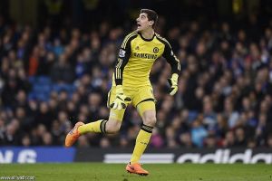 تشيلسي يستأنف ضد عقوبة طرد الحارس البلجيكي كورتوا