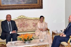    وزيرة الخارجية الهندية تعلن عن تضامن بلادها مع مصر في محاربة الإرهاب