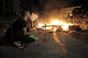 القوى الأمنية اللبنانية توقف عددا من 'المشاغبين' وسط بيروت