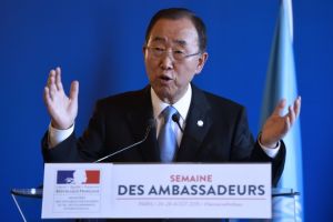 بان كي مون يدعو عدة قادة اوروبيين إلى التضامن لمواجهة أزمة الهجرة