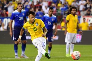 ثنائية نيمار تمنح البرازيل فوزاً عريضاً على الولايات المتحدة