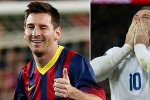 ميسي يصرح ...روني هو الأفضل في العالم