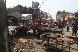 14 قتيلاً على الاقل في تفجيرين انتحاريين لتنظيم 'داعش' بوسط بغداد