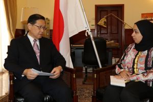 مقابلة مع السفير الياباني