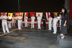 شاهد صور حفل استقبال البارجة التركية في البحرين