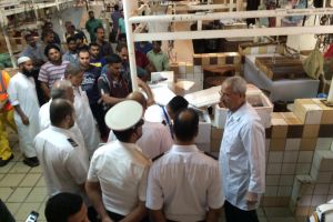 'البيطرة' و'الصحة' و 'حماية المستهلك' يقومون بحملة مفاجئة بسوق المنامة المركزي للحوم