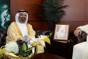 رئيس جهاز المساحة والتسجيل العقاري يستقبل السفير الإماراتي