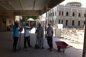 شاهد الصور... حملة تنظيف مقبرة واديان في سترة