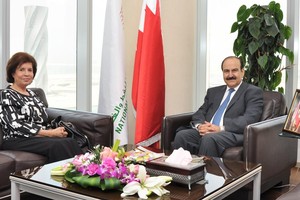 ميرزا يستقبل بهية الجشي 