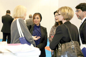 مؤتمر الناشرين العرب الثالث ينظم حفل استقبال في جناح هيئة الشارقة للكتاب بمعرض فرانكفورت