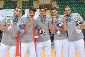 منتخب الطائرة يحصد أول ذهبية للبحرين في الأولمبياد الخليجي 2