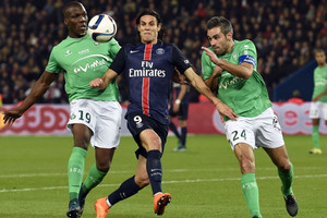 باريس سان جيرمان يكتسح سانت ايتيان في الدوري الفرنسي