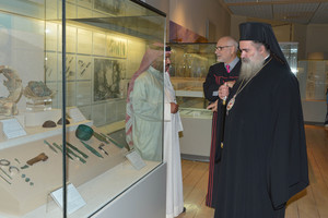  متحف البحرين يستقبل رئيس أساقفة الروم الأورثوذكس بمدينة القدس