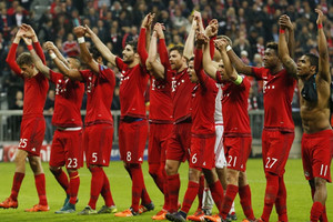 بايرن الرهيب يسحق أرسنال ويتصدر مجموعته في دوري الابطال