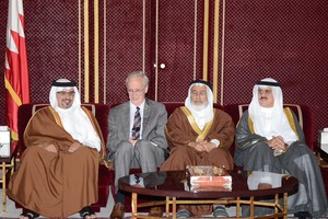 ولي العهد يستقبل أفرد العائلة المالكة والوزراء والأعيان في مجلسه الأسبوعي