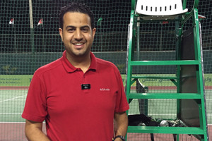 الحكم البحريني أحمد الحواج ينال الشارة البيضاء المعتمدة من اتحاد التنس الدولي