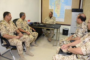 القائد العام لقوة دفاع البحرين يشهد جانباً من تمرين القيادات 'درع الوطن 7 '