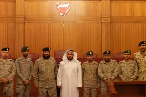 المحكمة الدستورية تستقبل وفد من القوات المسلحة السعودية