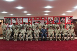 حفل تخريج دورة متخصصة بإحدى وحدات قوة الدفاع