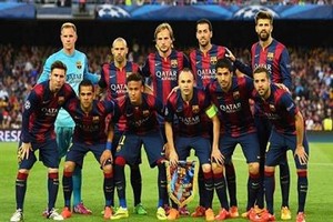 8 من برشلونة ضمن لائحة المرشحين لافضل تشكيلة اوروبية لعام 2015