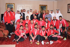 شاهد الصور... استقبال منتخب كرة اليد بعد تحقيقه المركز الثالث في التصفيات المؤهلة لأولمبياد 'ريو 2016'